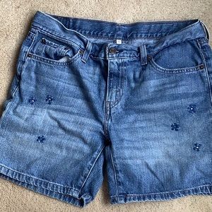 Levi’s 29 embroidered shorts